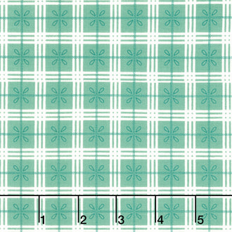 Bee Plaids - Cozy Leaf Yardage