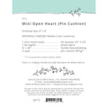 Digital Download - Mini Open Heart Pincushion Pattern