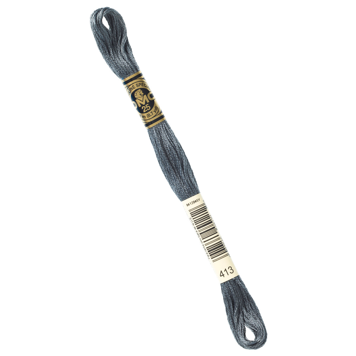 Dmc Thread 413 DMC Embroidery Floss - 413 Dark Pewter Gray