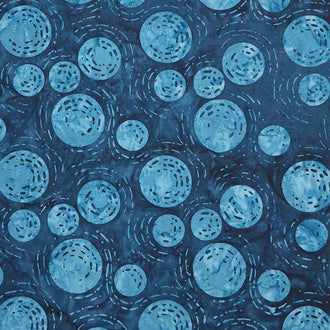 Chromatic Batiks - Orbital Blue Storm Yardage
