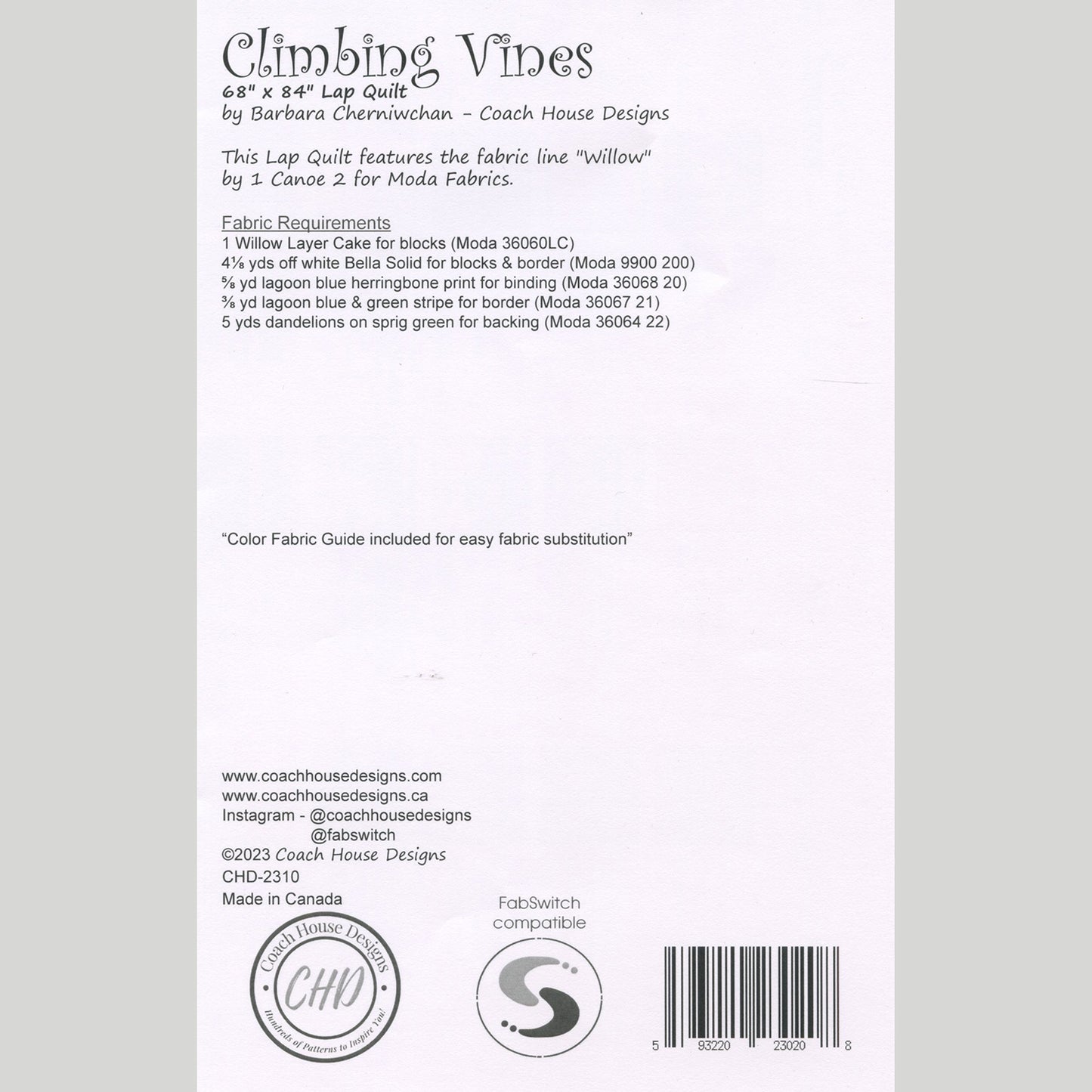 Climbing Vines Quilt Kit Alternative View #3