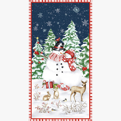 Bundle-Up - Winter Snowman Multi Panel
