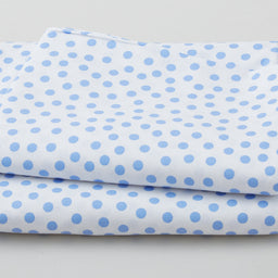 Wilmington Essentials - On The Dot White/Light Blue 3 Yard Cut Primary Image