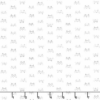 Little Whispers - Kitties Parchment Yardage