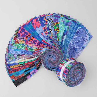 Kaffe Fassett Collective - August 2023 Cool Colorway 2 1/2" Strips