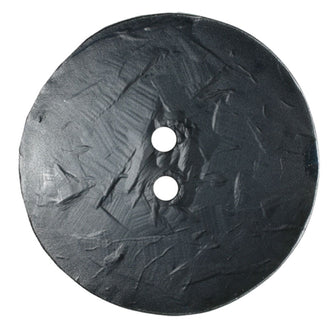 Round Polyamide 45mm Button - Navy