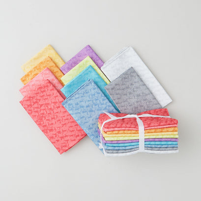 Diagonal Texture Favorites 10 Piece Fat Quarter Bundle