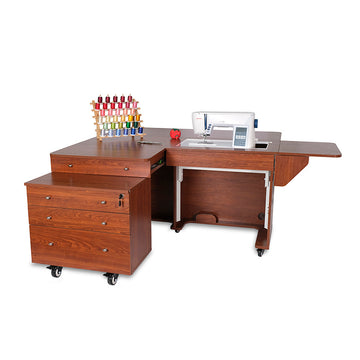 Kangaroo & Joey Sewing Cabinet - Teak Alternative View #3