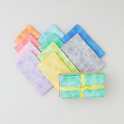 Floral Texture Favorites 10 Piece Fat Quarter Bundle