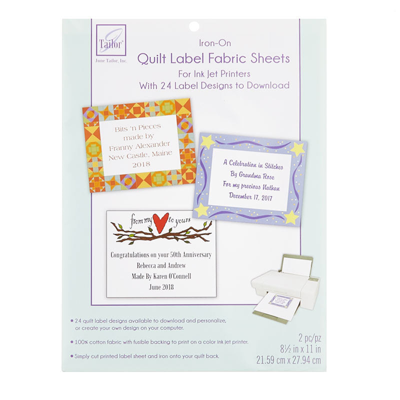 Quilt Label Fabric Sheets 2ct Primary Image