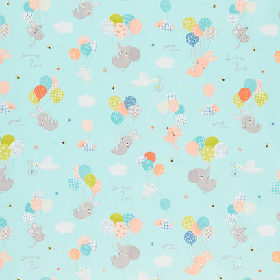 Delivered with Love - Special Delivery Light Aqua Yardage