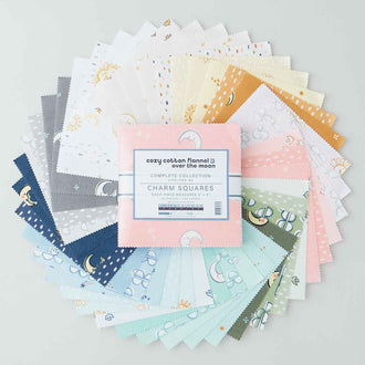 Cozy Cotton Flannels - Over the Moon Full Collection Charm Pack