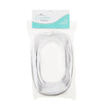 Emmaline #3 Zippers-by-the-Yard - White with Gunmetal Alternative View #1