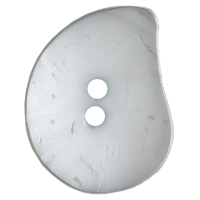 Paisley Polyamide 50mm Button - Pewter Primary Image