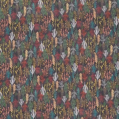 Age of the Dinosaurs - Prehistoric Plants Black Yardage