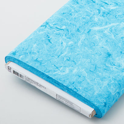 Flowerhouse Basics - Teal Marble 10 Yard Bolt