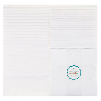 Quilt Town Tossed Missouri Stars White 10" Squares