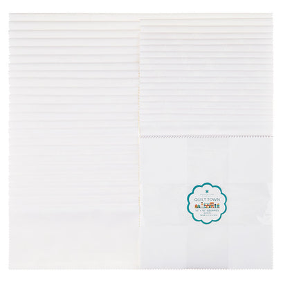 Quilt Town Tossed Missouri Stars White 10" Squares