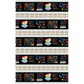 School is Cool - School Repeating Stripe Multi Yardage Alternative View #1