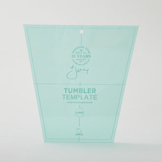 Missouri Star Large Tumbler Template for 10" Squares - Teal