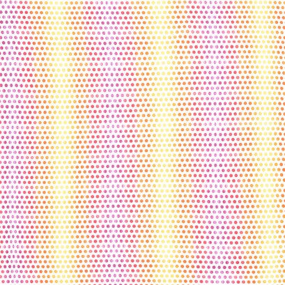 Summer Breeze - Dots Ombre Orange Yardage