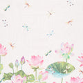 Water Lilies - Full Width Border Cream Multi Yardage Primary Image