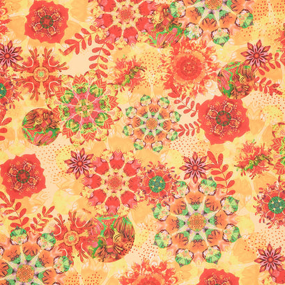 Florence - Medallion Yellow Yardage