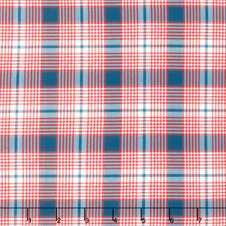 Stateside - Plaid Navy Yardage