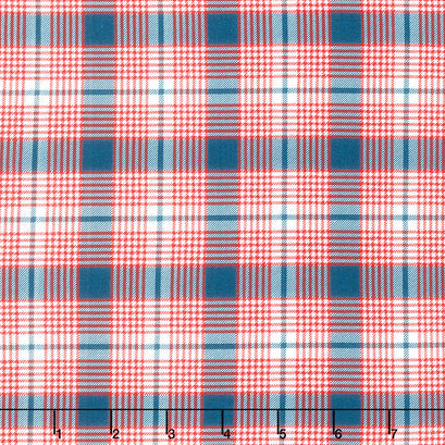 Stateside - Plaid Navy Yardage
