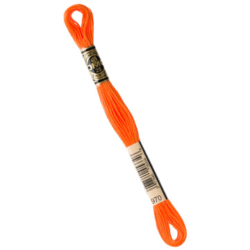 DMC Embroidery Floss - 970 Light Pumpkin Primary Image