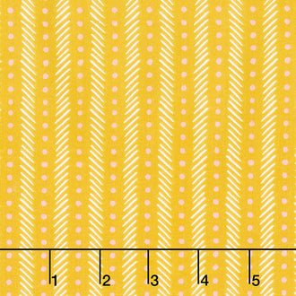 Eden - Stripe Mustard Yardage