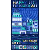 Festival of Lights - Hanukkah Indigo Panel Primary Image