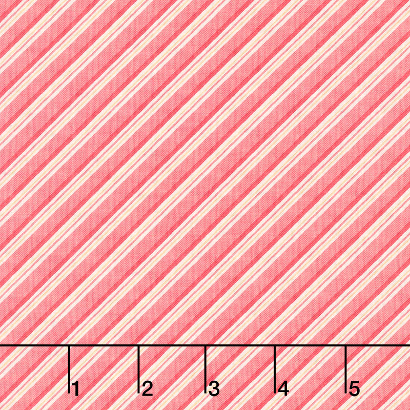 Strawberries and Cream - Getaway Cerise Yardage Primary Image