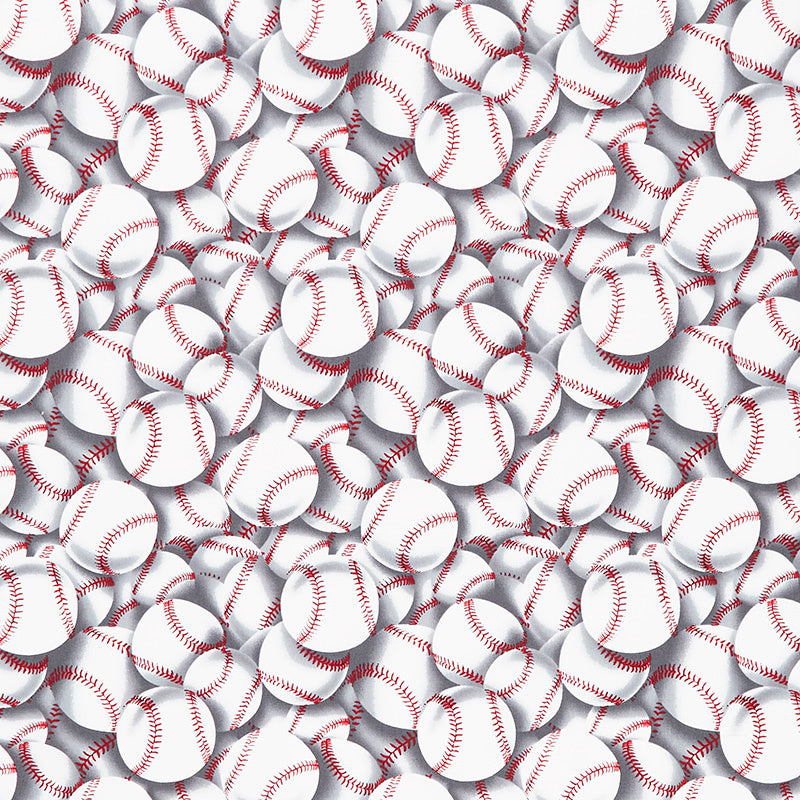 Sports - Baseballs White Yardage Primary Image