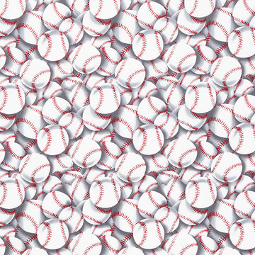 Sports - Baseballs White Yardage Primary Image