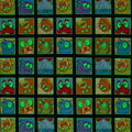 Monster'ocity - Glow in the DarkMonster Boxes Glow Multi Yardage Alternative View #1