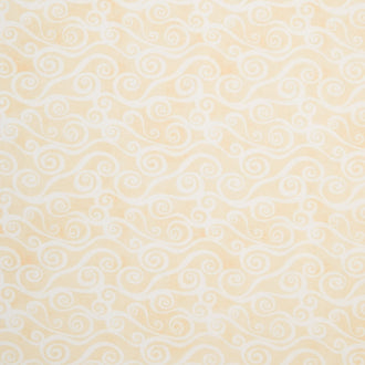 Wilmington Essentials - Vanilla Cream Swirly Scroll Ivory Yardage