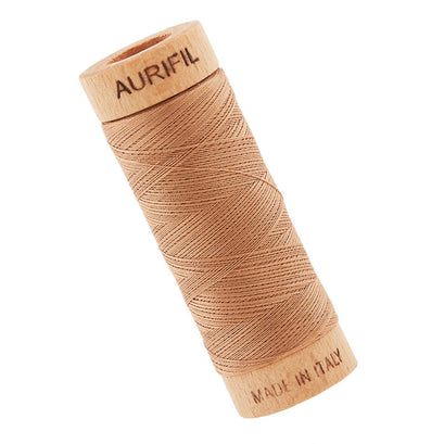 AURIfil™ 80 WT Cotton Spool Thread - Cafe' au Lait