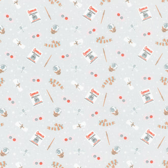Wizarding World - Ravenclaw Icons Gray Yardage