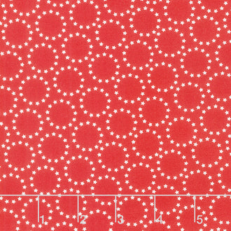 Stateside - Stars Apple Red Yardage