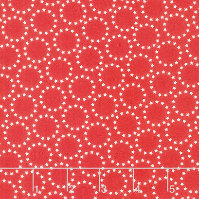 Stateside - Stars Apple Red Yardage