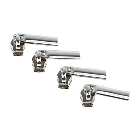 Sallie Tomato #3 Rectangle Zipper Pulls - Set of Four Nickel Primary Image