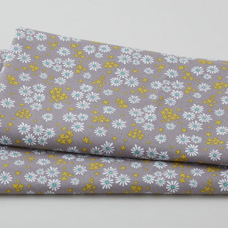 Ditsy Flowers Gray 2 Yard Cut