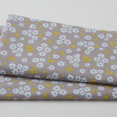 Ditsy Flowers Gray 2 Yard Cut