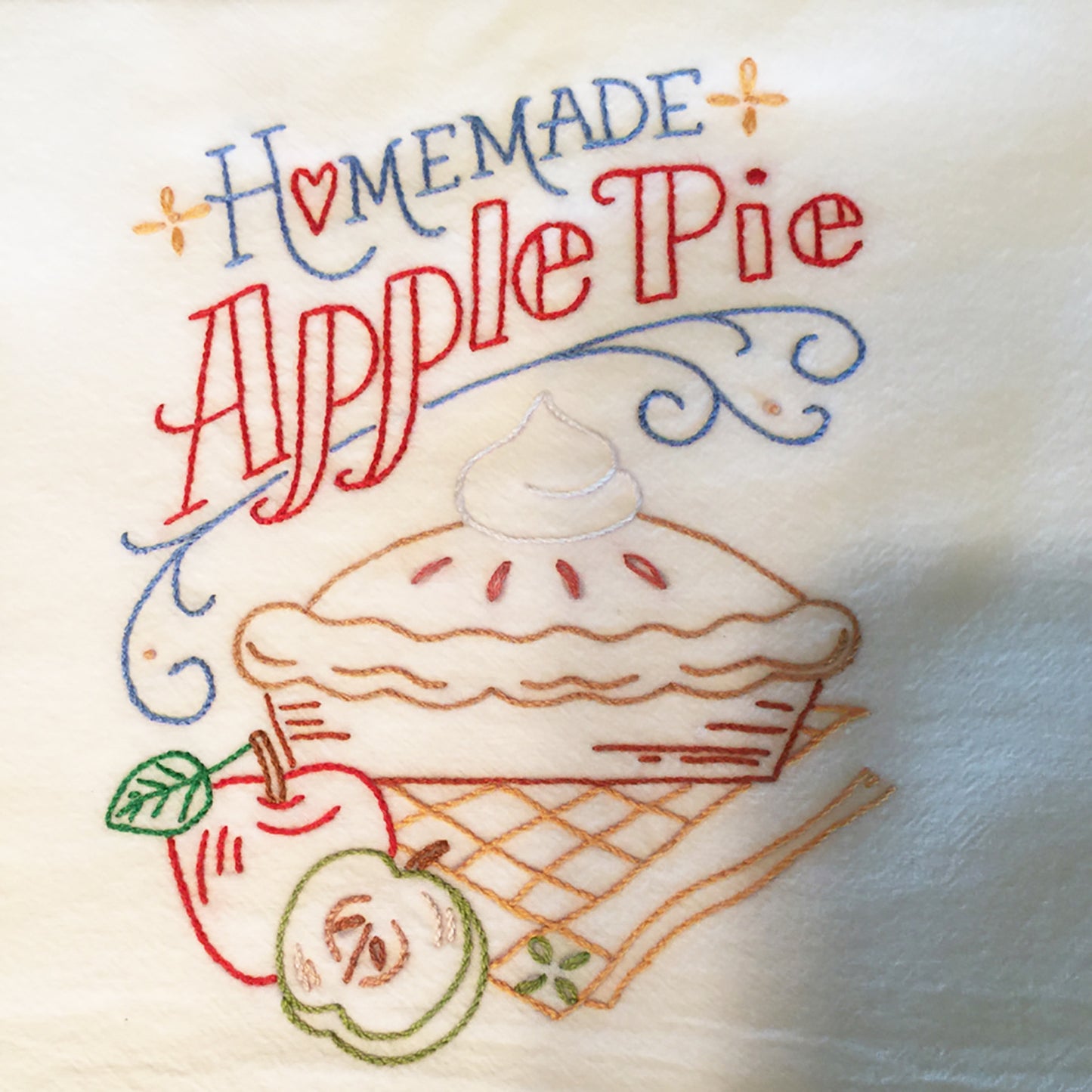 Aunt Martha's Slice of Pie Iron-On Embroidery Pattern Alternative View #4
