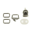Mountain Saddle Bag Hardware Kit - Nickel Primary Image