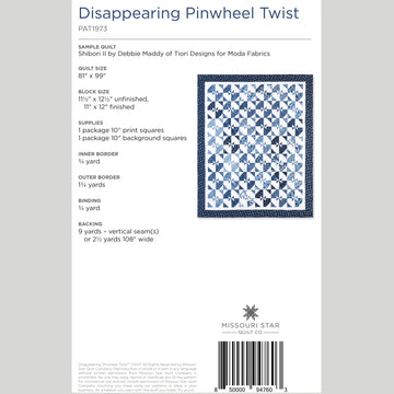 Digital Download - Disappearing Pinwheel Twist Pattern by Missouri Star Alternative View #1