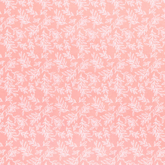 Live Love Glamp - Leaves Blush Yardage