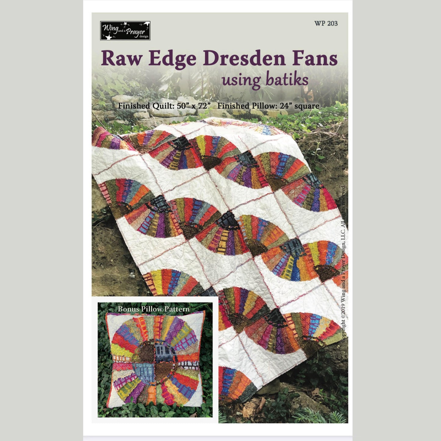 Raw Edge Dresden Fans Quilt Pattern