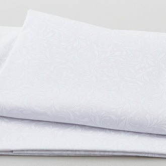 Morning Mist - Swirl White on White 2 Yard Cut